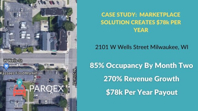 2101 W Wells Street Milwaukee WI Case Study - Marketplace Solution Creates $78k per year