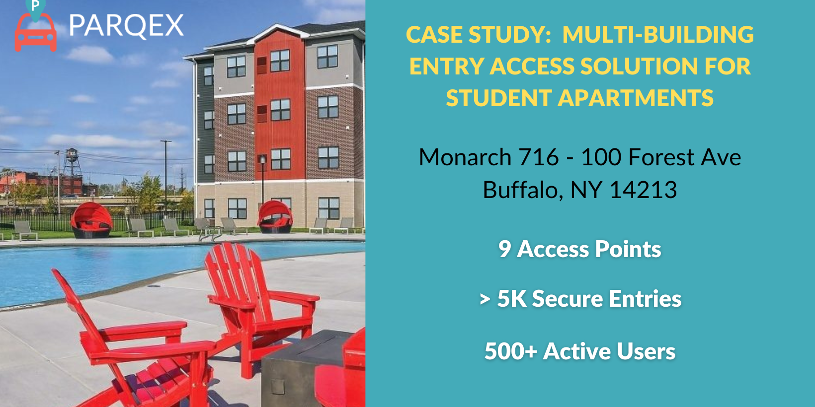 Case Study Multi-Building Entry Access Solution for Student Apartments – Monarch 716 Download the Monarch 716 case study and contact us to learn more about our property technology for student housing!