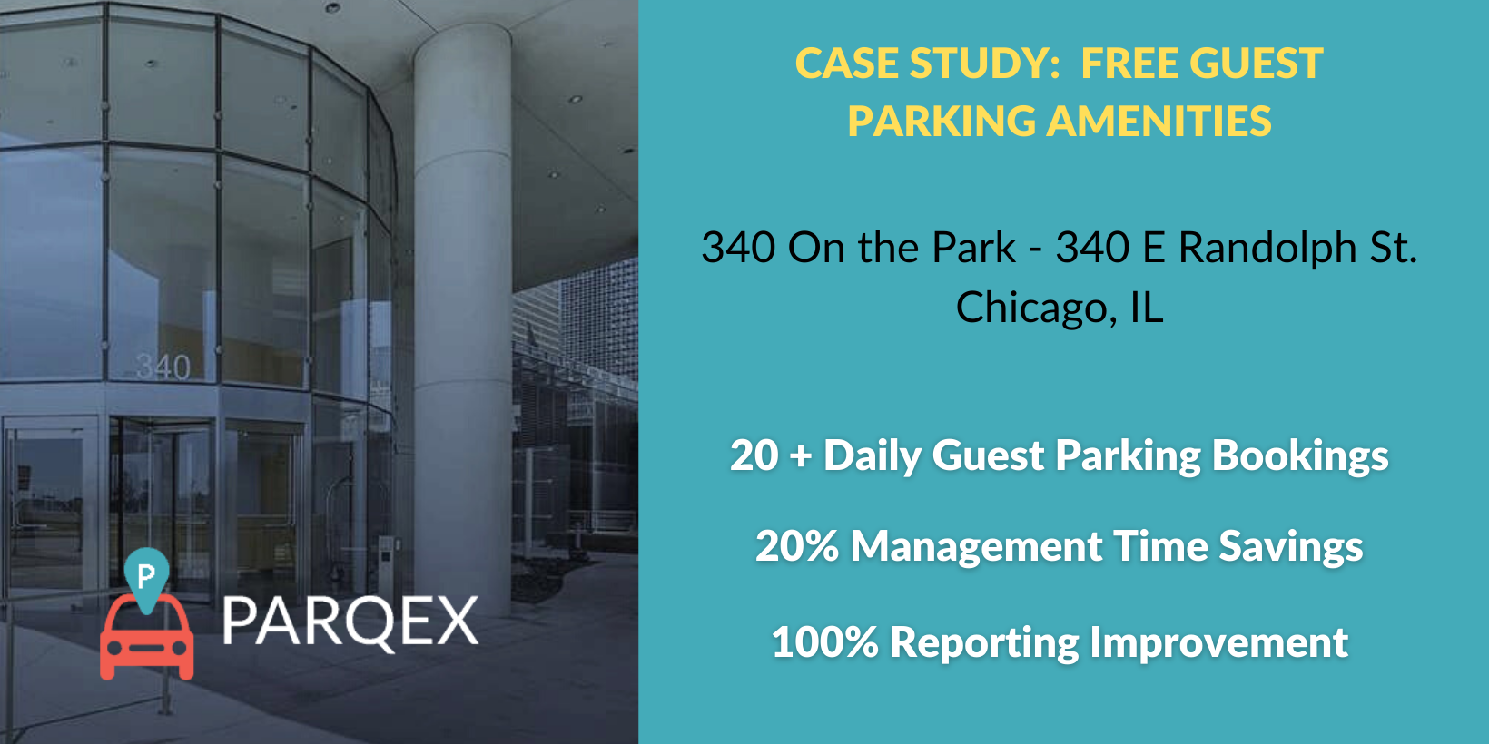 Free Guest Parking Amenities – 340 On the Park Case Study Blog – ParqEx Free Guest Parking Amenities - 340 On the Park Case Study Blog - ParqEx