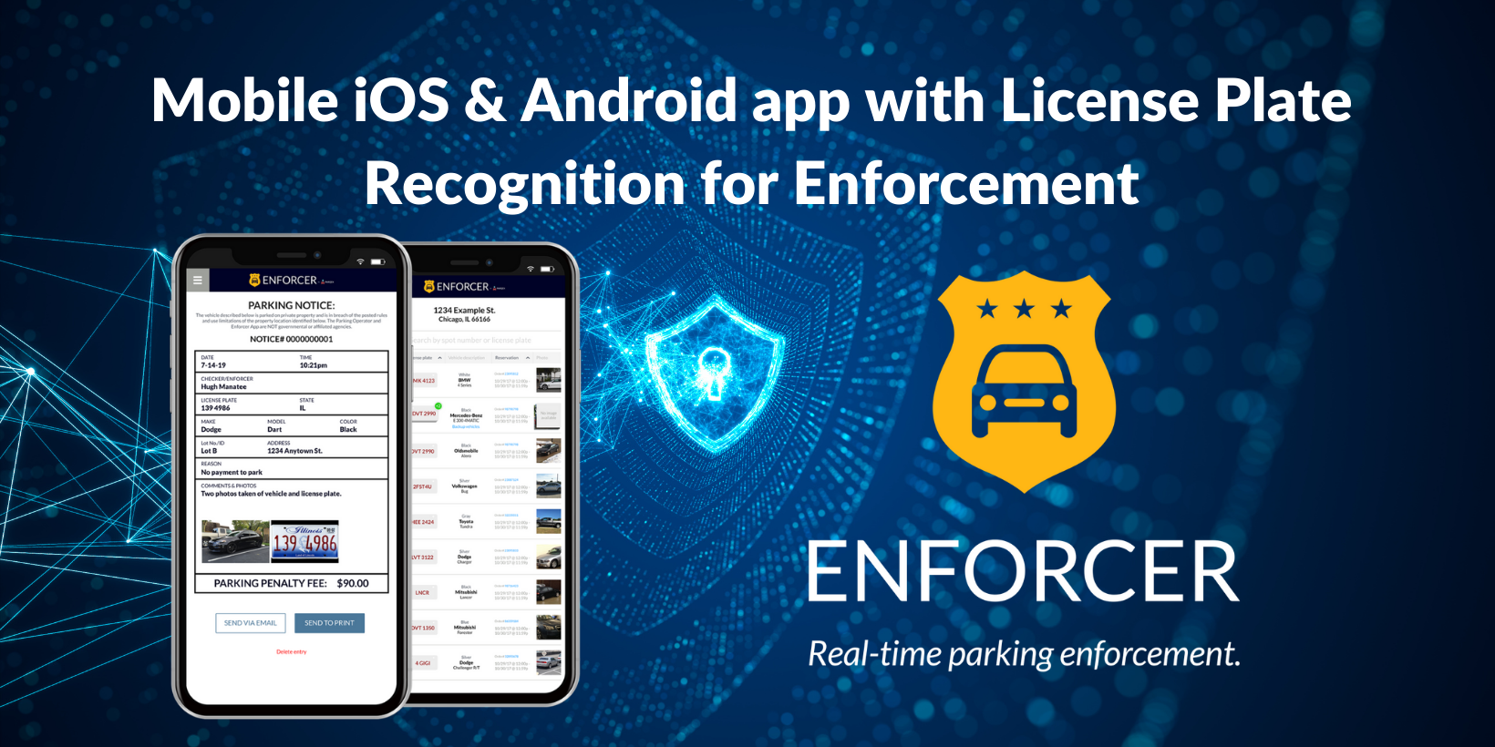 Mobile iOS and Android app with License Plate Recognition for Enforcement - ParqEx Solutions - ParqEx Blog