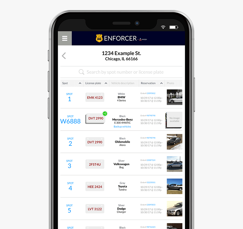 Enforcer App Features | Verify Registered Vehicles | Real-Time Parking Enforcement App | ParqEx