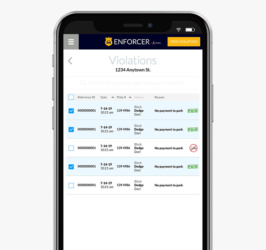Enforcer App Features | Manage Parking Violations | Real-Time Parking Enforcement App | ParqEx