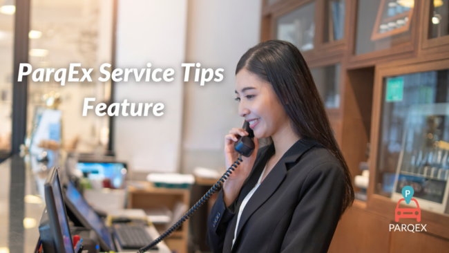 ParqEx Service Gratuities Feature