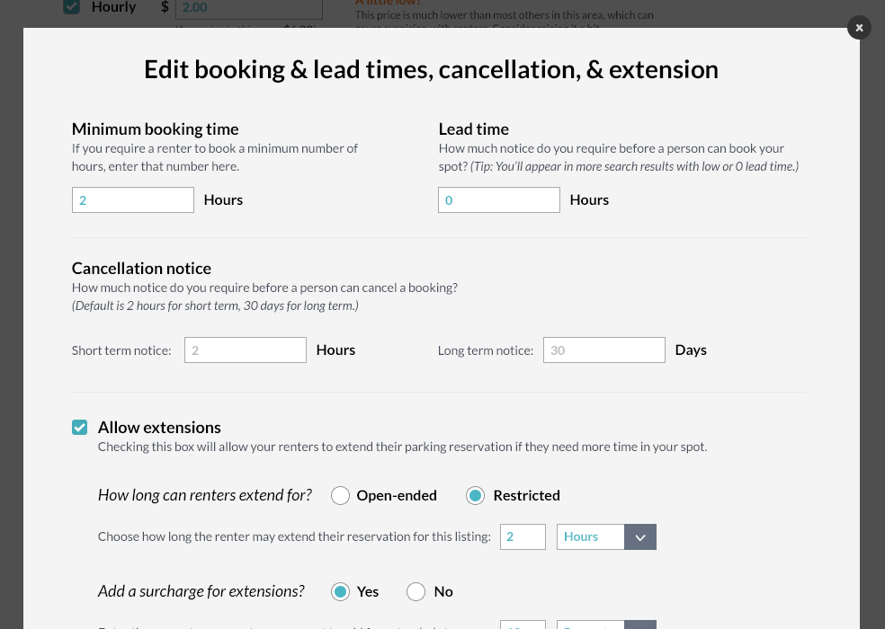 ParqEx How to List a Spot | Private Parking Advanced Settings ParqEx How to List a Spot | Private Parking Advanced Settings