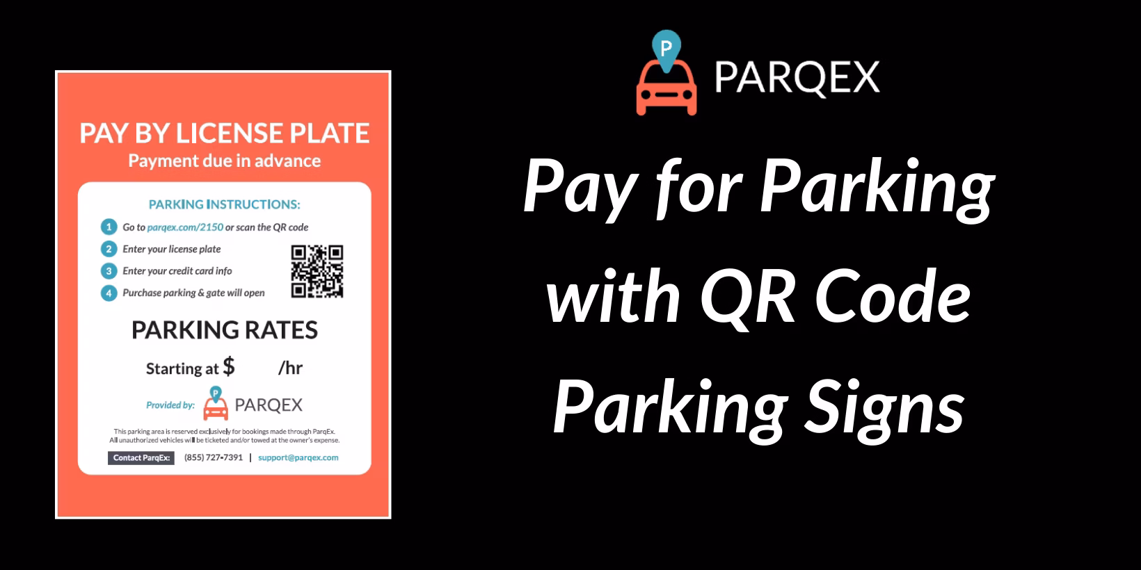 Pay for Parking with QR Code Parking Signs Pay for Parking with QR Code Parking Signs